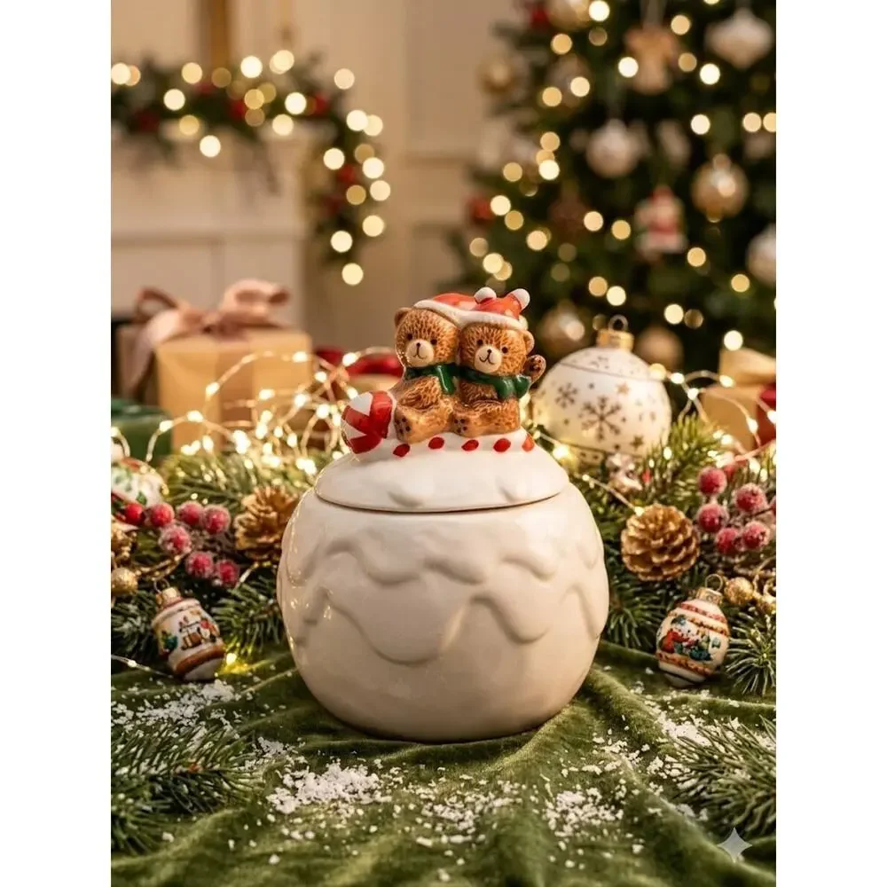 Christmas in July - House of Lloyd Christmas Around the World Snowball Candy Jar